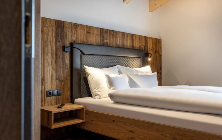 Zweites Schlafzimmer im Appartement Bergliebe