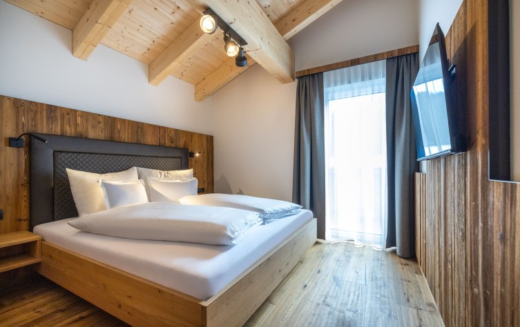 Schlafzimmer im Appartement Waldliebe